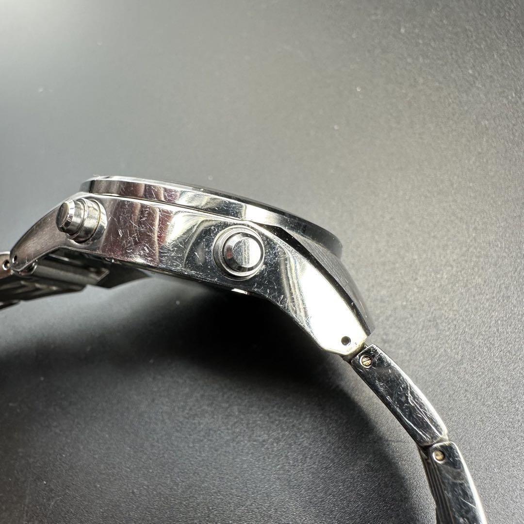 Seiko Sus 6M26-6020 Multi Function Chronograph White Silver Quartz