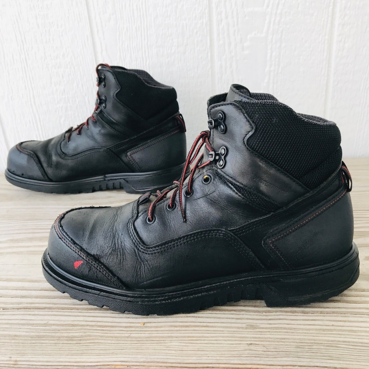 Men’s work boots/ waterproof/ Red wing shoes/ size 10D/ black 2400 - Red Wing Men main image 4