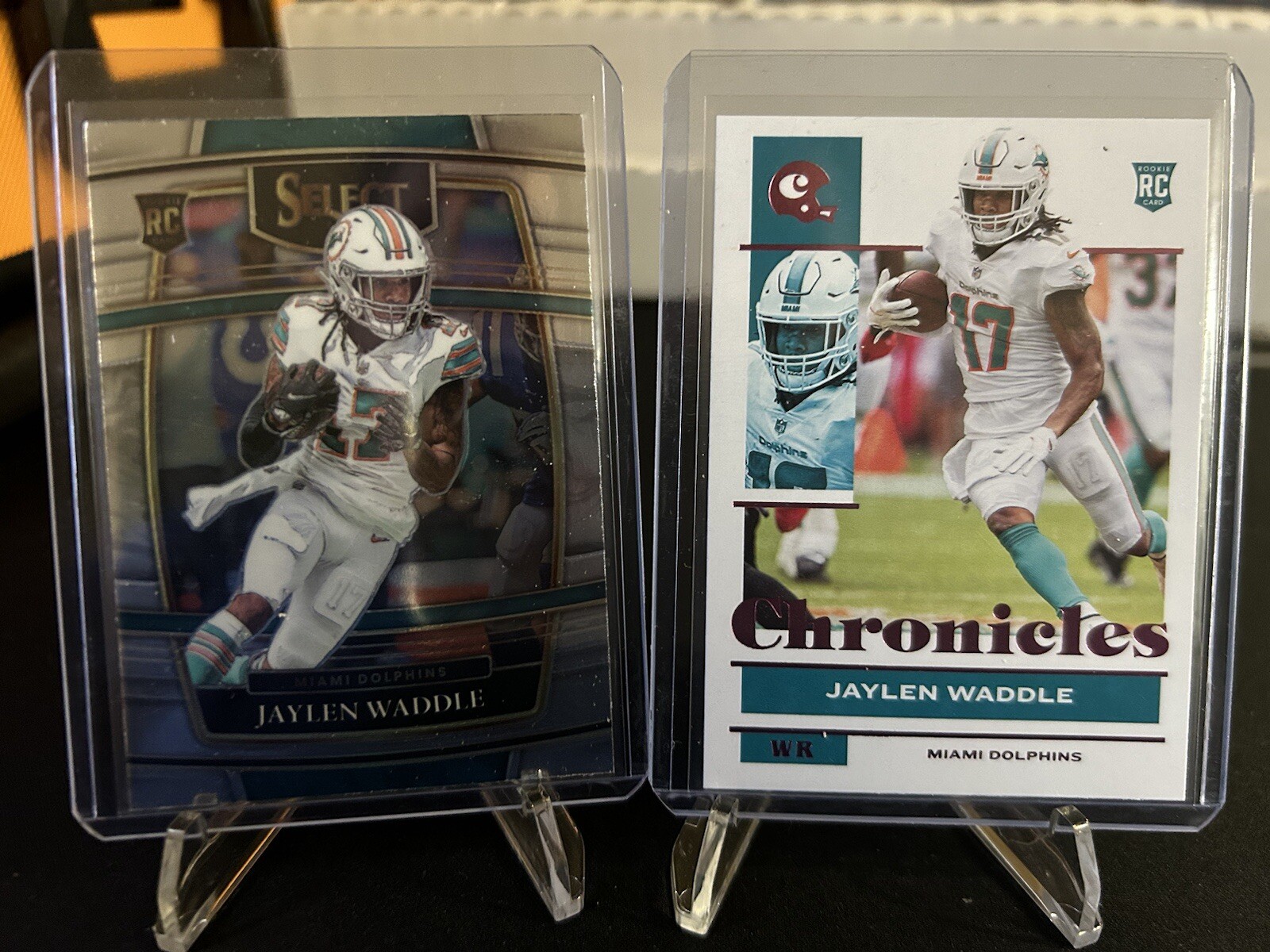 2021 Panini Select - Concourse Silver Prizm #48 Jaylen Waddle (RC) + Freebie!