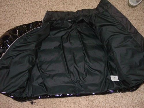 Womens Nike NSW Icon Clash CU6712-010 Synthetic-Fill Shiny Black Jacket! Size L - Picture 5 of 12