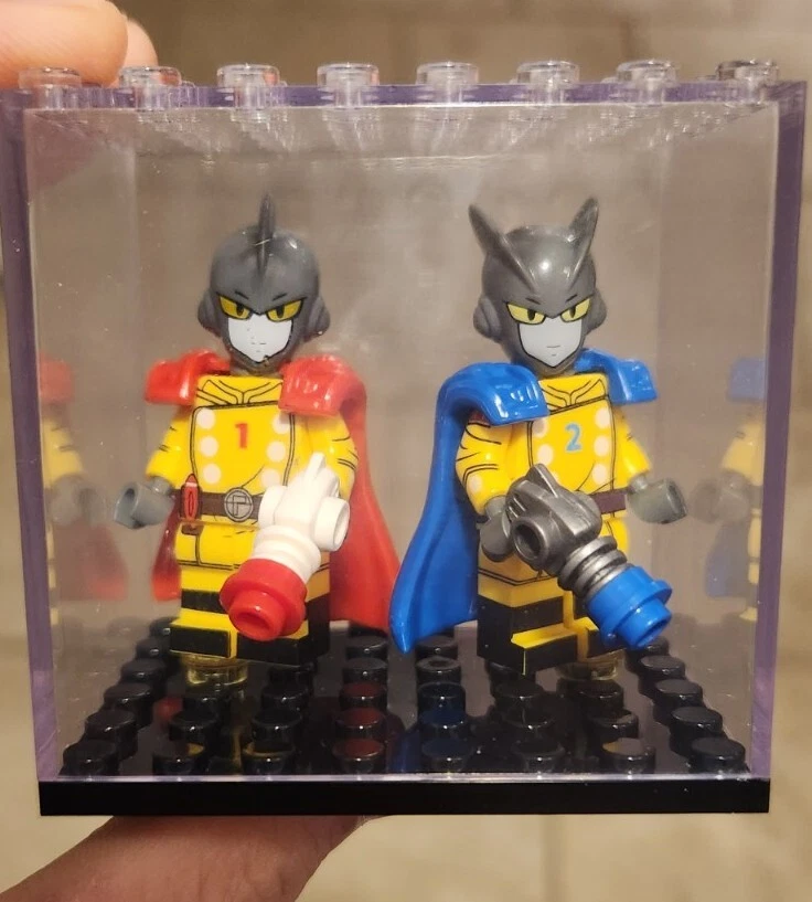 Gamma 1 & 2 Dragon Ball Custom Lego Minfigure with ***Display Collection  Case***