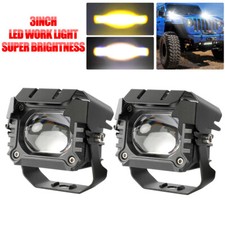 2x 3inch Led Work Fog Light Bar Spot Pods Offroad Driving Utv Atv Truck Suv 4wd 2x 3inch Led Work Fog Light Bar Spot Pods Offroad Driving Utv Atv Truck Suv 4wd