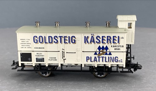 HO Trix 24104-02 K.Bay.Sts.B. Milk Car Goldsteig Käserei, Plat HO2381/LZ 24104-0 - Picture 5 of 11