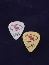 2 WONDERFUL TAYLOR SWIFT GUITAR PICKS STAGE USED Recent Show Kansas City Chiefs