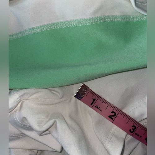 Redvanly Decatur Pull On Skort weiß grün Golf Tennis Pickleball Größe Small - Bild 8 von 10