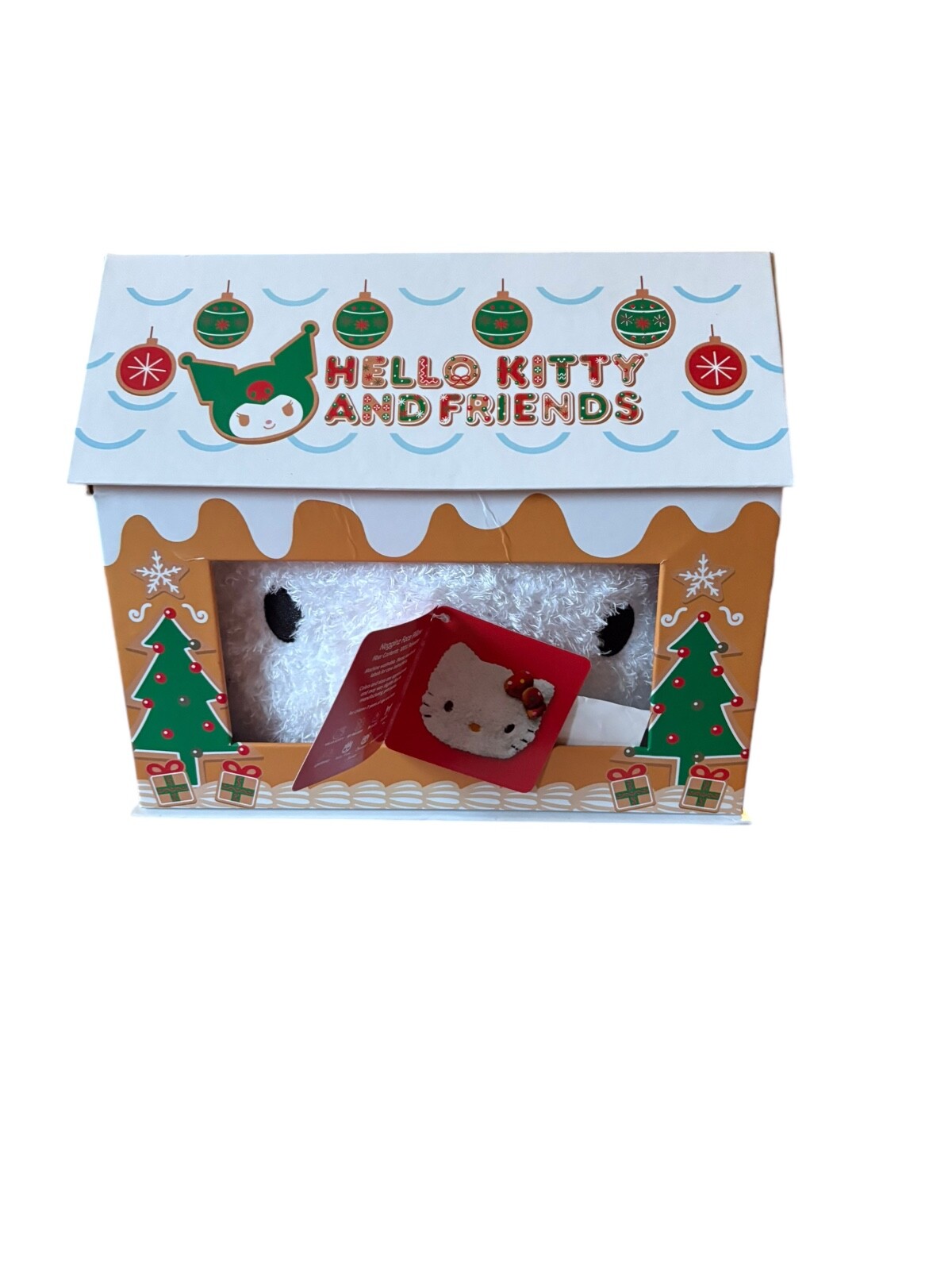 BRAND NEW RELEASE Hello Kitty Inside Gingerbread House Plush 2024&excl;&excl;&excl;