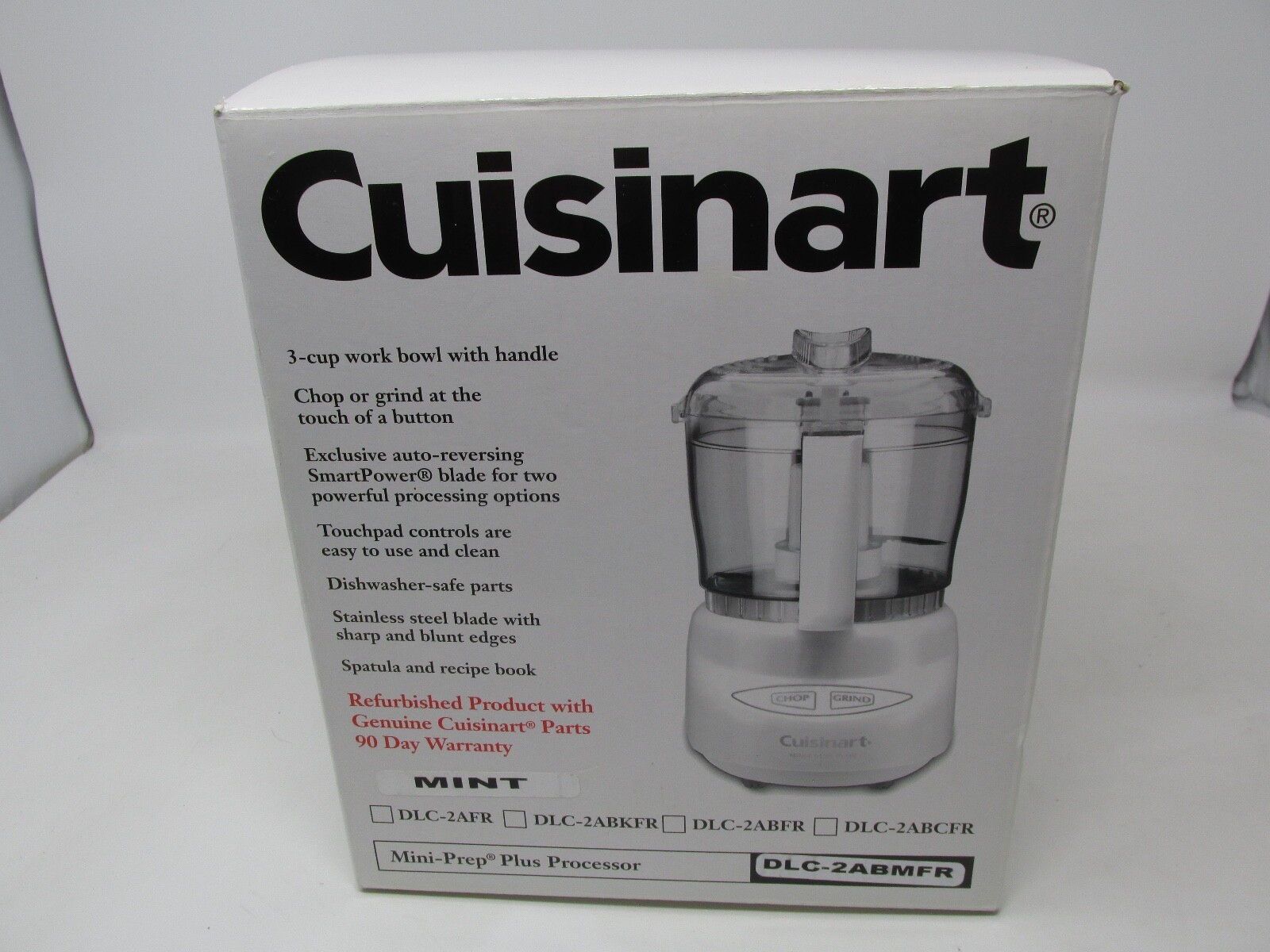 NEW Cuisinart DLC-2ABMFR Mini-Prep Plus Food Processor Iced 