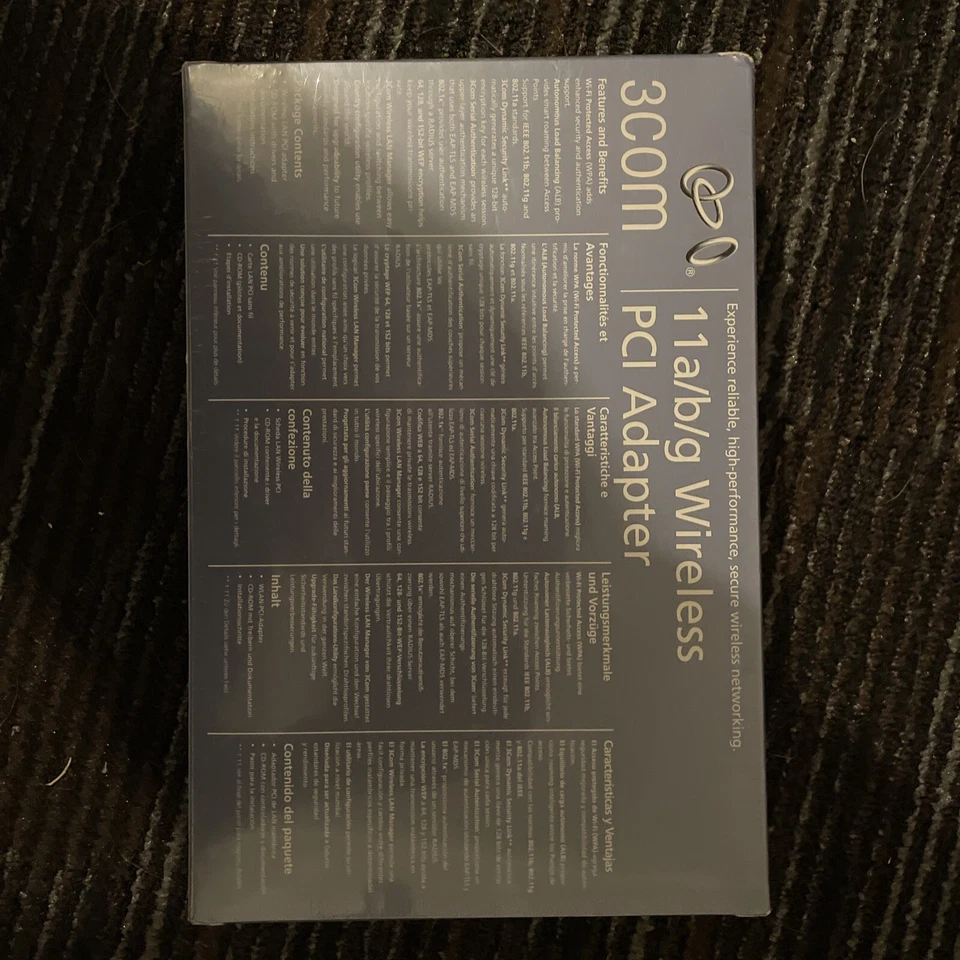 11 a/b/g Wireless PCI Adapter Reliable Wireless Network Access 802.11b/g/a - Image 2 of 3