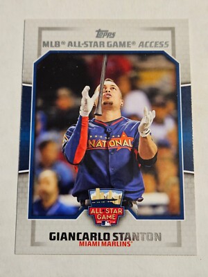 Giancarlo Stanton - 2014 Topps Update All Star Access Insert Card