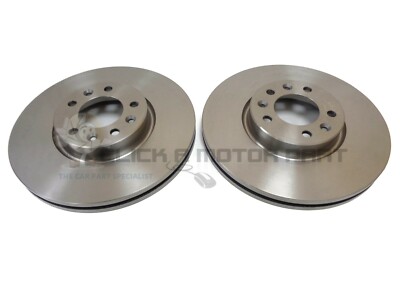Front 2 Brake Discs Set For Citroen Dispatch 1.5 1.6 2.0 BlueHDi 2016-2023