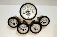 Gauges Kit- 85 Mm Speedometer Elec Temp Oil Fuel Volt Wfbb Me Gauges Kit- 85 Mm Speedometer Elec Temp Oil Fuel Volt Wfbb Me