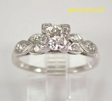 14K White Gold Over 1.89CT Round Cut Lab-Created Diamond Engagement Wedding Ring