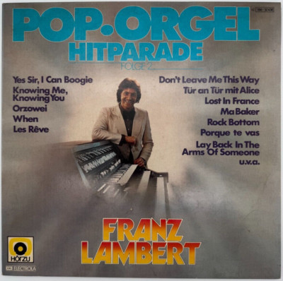 Franz Lambert - Pop Orgel Hitparade Folge 2 LP Vinyl Schallplatte 70er Instrumen
