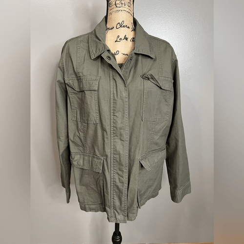 Universal Thread army green jacket size xxl baddie hobo grunge New