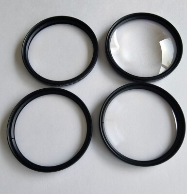 KOOD 62 mm Close-up Objektiv-Set 4-teilig + Case, +1 +2 +4 +10 Dioptrien
