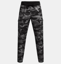 Under Armour Men's Elite Cargo Camo Printed Pants 1373869 025 Castlerock/Black