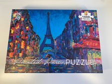 Painted Paris Puzzle 1000 pieces Pink Sky 26"W x 19"H