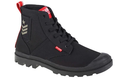 sneakers Unisexe, Palladium Pampa Hi Army, Noir - Photo 1/4