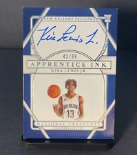 KIRA LEWIS JR 2020-21 National Treasures Apprentice Ink Rookie #/99 Auto