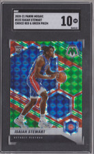 2020-21 Panini Mosaic Choice #223 Isaiah Stewart Rookie Red Green Prizm SGC 10