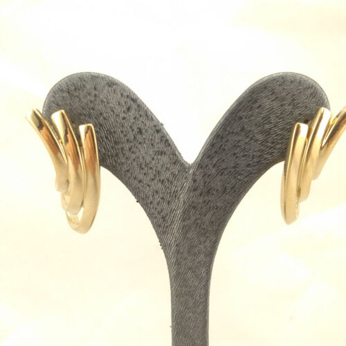 ⭐ Pierre Lang Ohrring Creolen Kreolen Stecker Ohr Clips Klip Perle Gold f. 82 ⭐