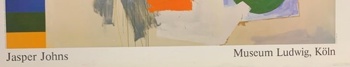 Jasper johns,edings ville, 1965, affiche poster rare - Foto 3 di 5