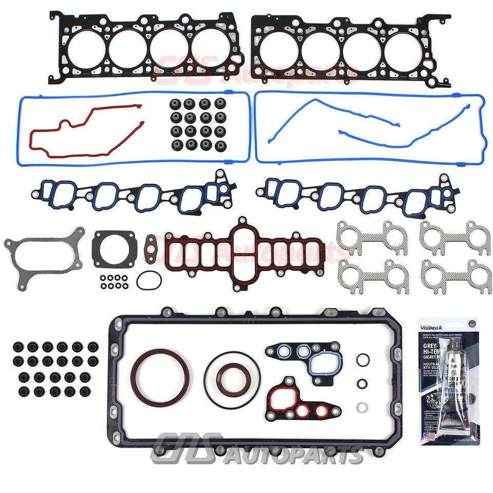 Full Gasket Set for 01-02 FORD E-150 F-150 4.6L VIN W Ref# HS9790PT-10 CS9790-5 - Image 4 of 4