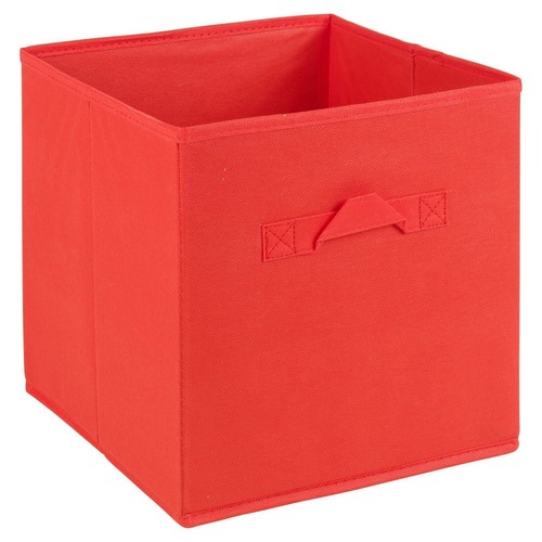 Boîtes de rangement non tissées cube pliable jouets enfants poignées de transport panier organiser - Photo 3/13