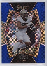 2021 Panini Select Premier Level Blue Prizm 125/149 Payton Turner #188 uk2