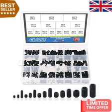 Versatile 450Pcs M3-M8 Alloy Steel Internal Hex Drive Screw Kit - Easy Install