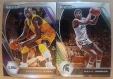 2021 PANINI PRIZM DRAFT PICKS [2] MAGIC JOHNSON SHAQUILLE ONEAL MINT 06386