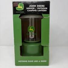 John Deere Indoor Outdoor Camping Lantern w Box 12" (Handle Up) 04008 U-Tube