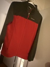 Columbia Jacket Grey And Red Kids 14/16