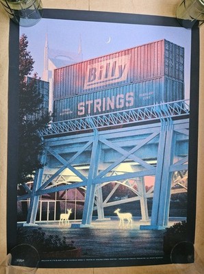 Billy Strings Poster  Nashville Bridgestone Arena Poster Moegly 2/20 2/21/26