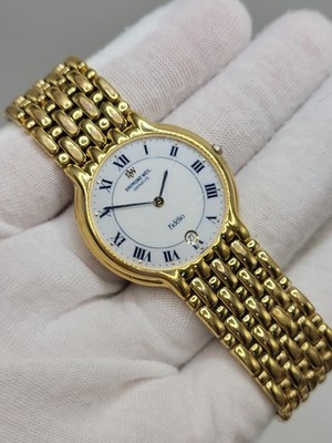 SWISS [WORKS] 32mm Raymond Weil Fidelio 18K Gold Plated Unisex