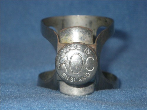VINTAGE ROC SINGLE SCREW DOWN LIGATURE - for RUBBER TENOR SAXOPHONE MOUTHPIECE