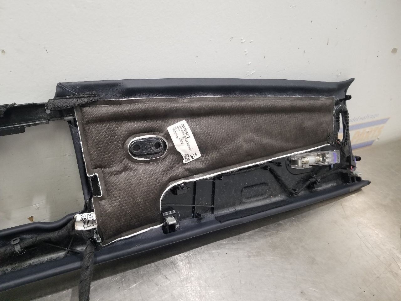 16 BENTLEY CONTINENTAL GTC ROOF OVERHEAD ACCESSORY PANEL HEADER TRIM BLACK