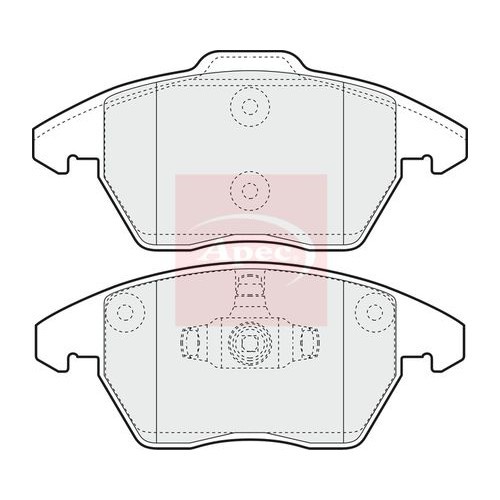 For PEUGEOT RCZ 2010 to 2015 BRAKE PADS (FRONT) (R90) PAD1398