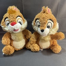 Disney Store Exclusive Chip N Dale Plush Toy Stuffed Animal 9  Both Chip  Dale