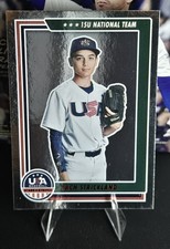 2022 Panini Stars & Stripes USA Baseball #91 Zach Strickland Red Foil