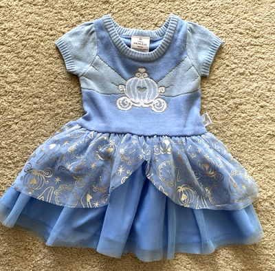 disney princess dress for baby girl Disney Princess Ariel Newborn Baby Girls Cosplay Bodysuit With Skirt Overlay & Headband Outfit Set Lilac / Soft Teal 6-9 Months