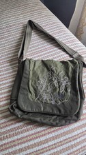 The North Face Floral Messenger Bag Green Adj...
