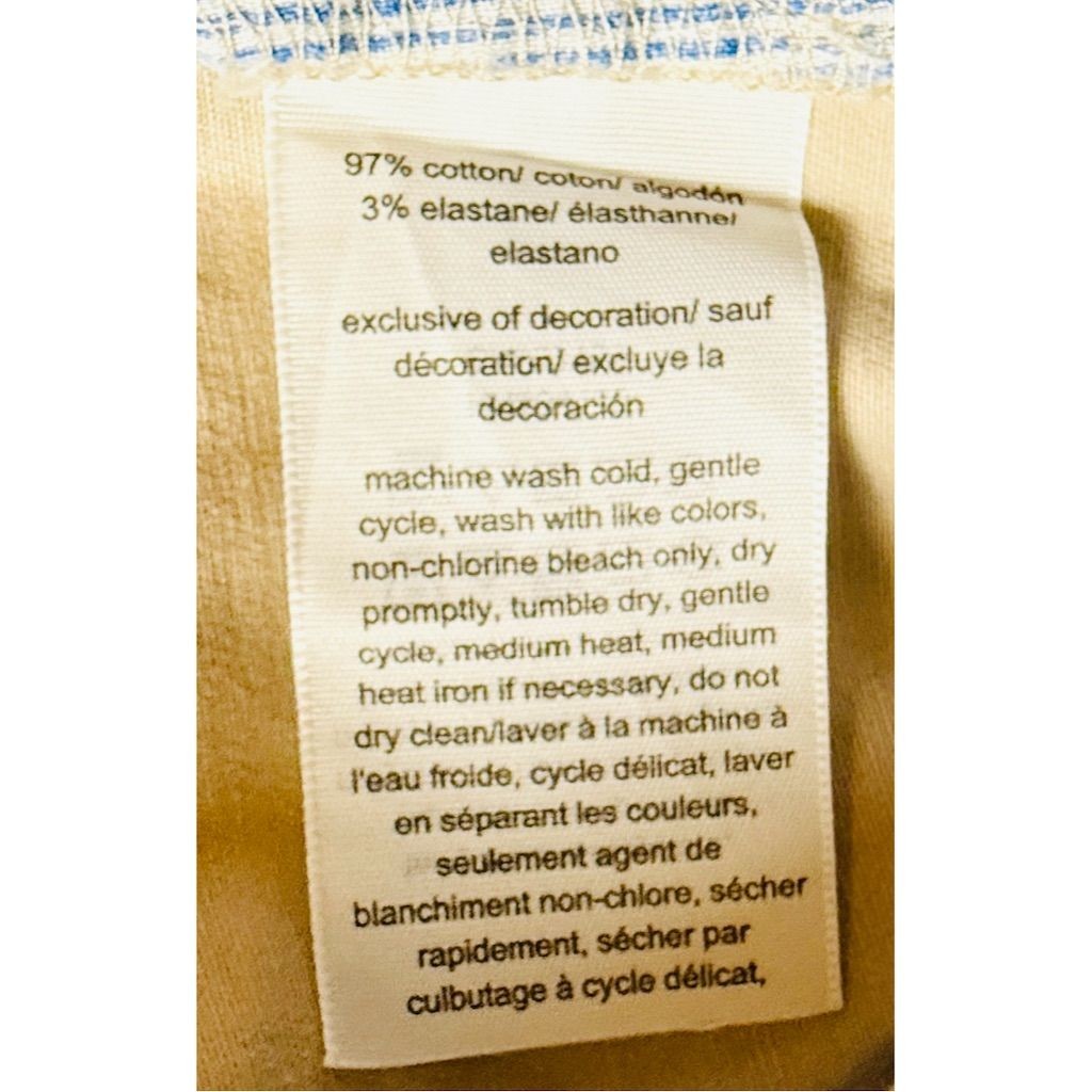 Tommy Hilfiger Heart Embroider Chino Shorts 16 flat front khaki preppy Vtg women thumbnail 4