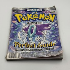 Pokemon Crystal Version Perfect Guide Strategy Versus Books Gameboy - NO Poster