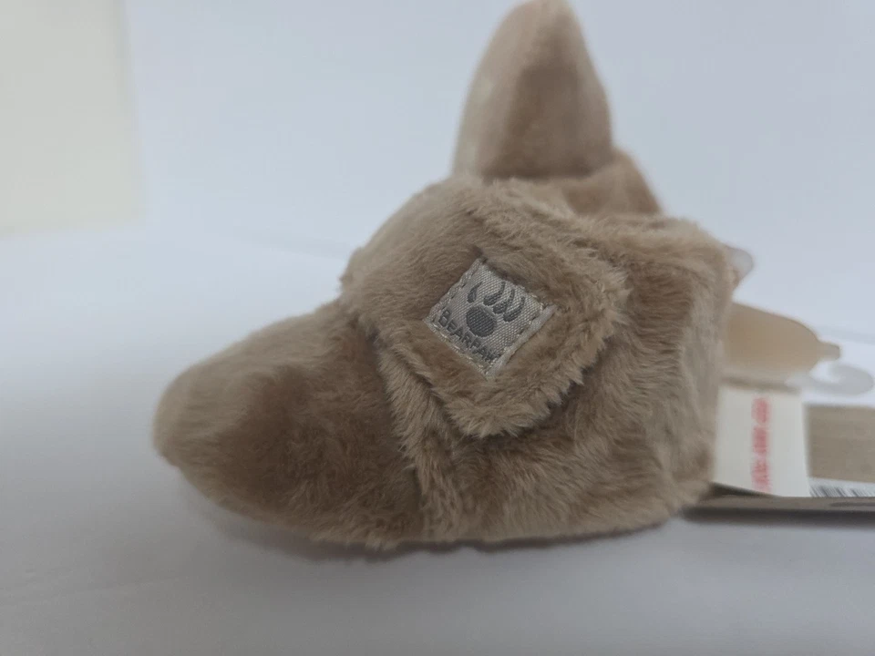 BearPaw Nuevo con Etiquetas Bebés Bebé Botines Tostado Imitación Piel Infante 3-6 Meses Zapatos Bota Talla 2 Foto 2 de 4
