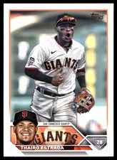 Thairo Estrada 2023 Topps #560 Giants MLB READ FREE SHIPPING AutographDen