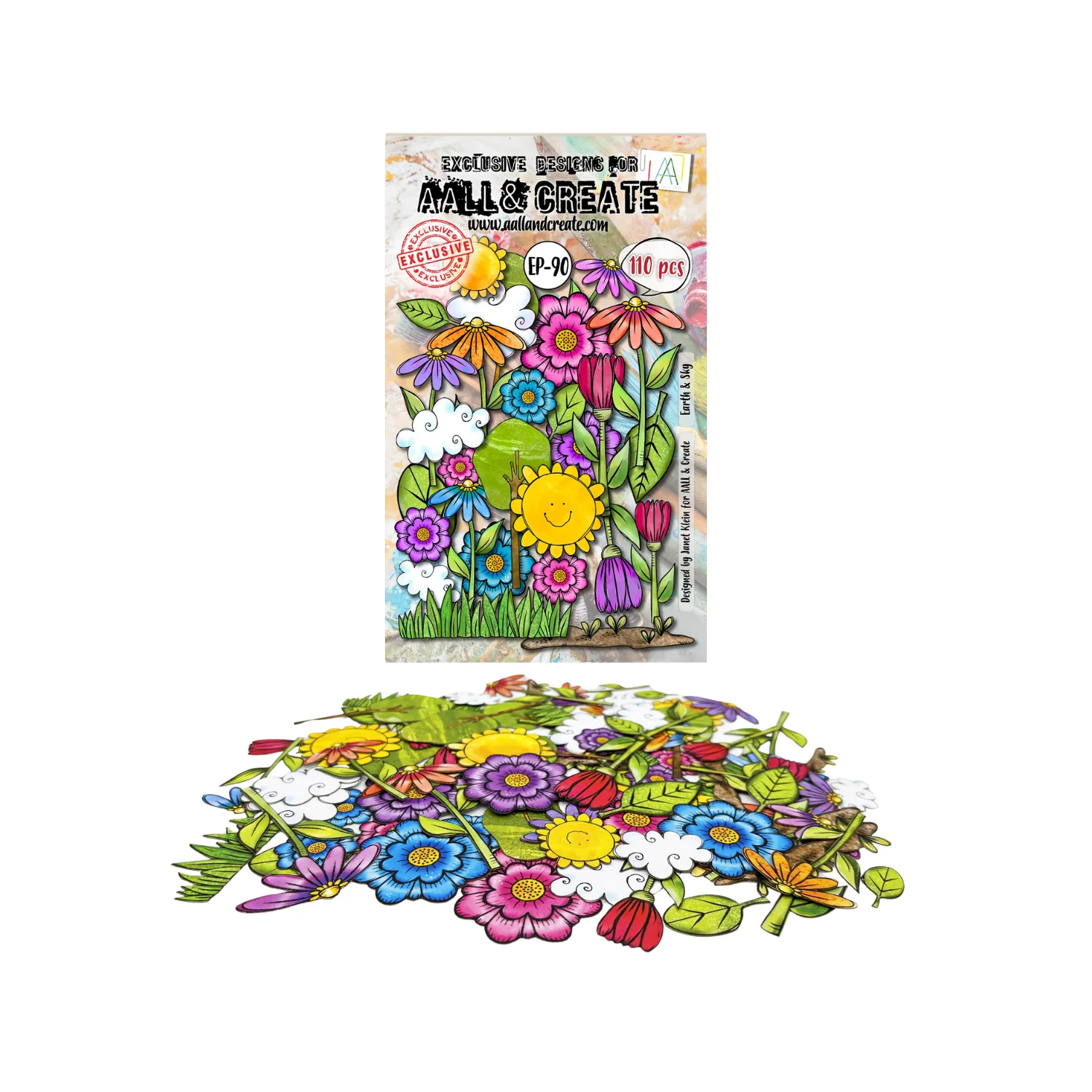 AALL & Create #90 Ephemera Die-Cuts - Earth & Sky