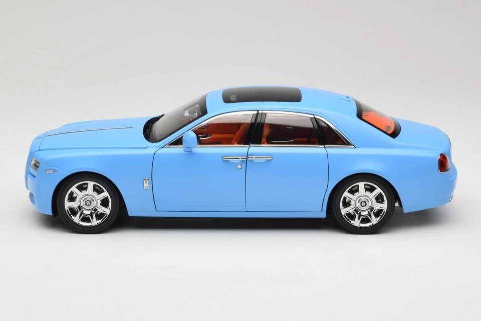 08802LB Rolls-Royce Ghost Series I Light Blue Kyosho 1:18 - Immagine 4 di 4