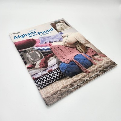 Leisure Arts ''Afghans By The Pound'' Crochet Pattern Book   11 Designs