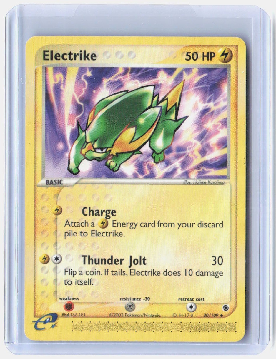 Electrike 30/109 Uncommon Ruby & Sapphire Pokemon Near Mint